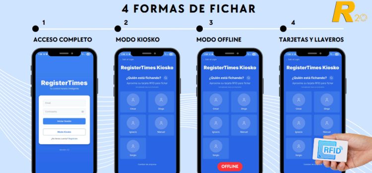 Nuevo programa de control horario. Nuevo programa de control horario.